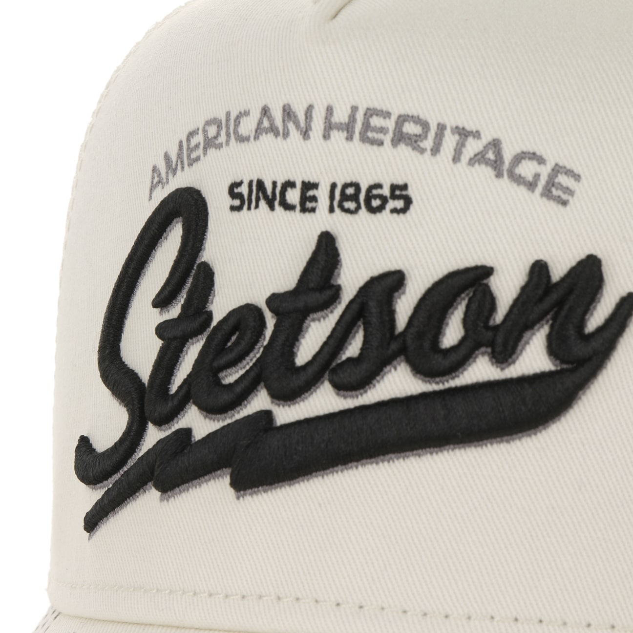 Stetson American Heritage Trucker Off White