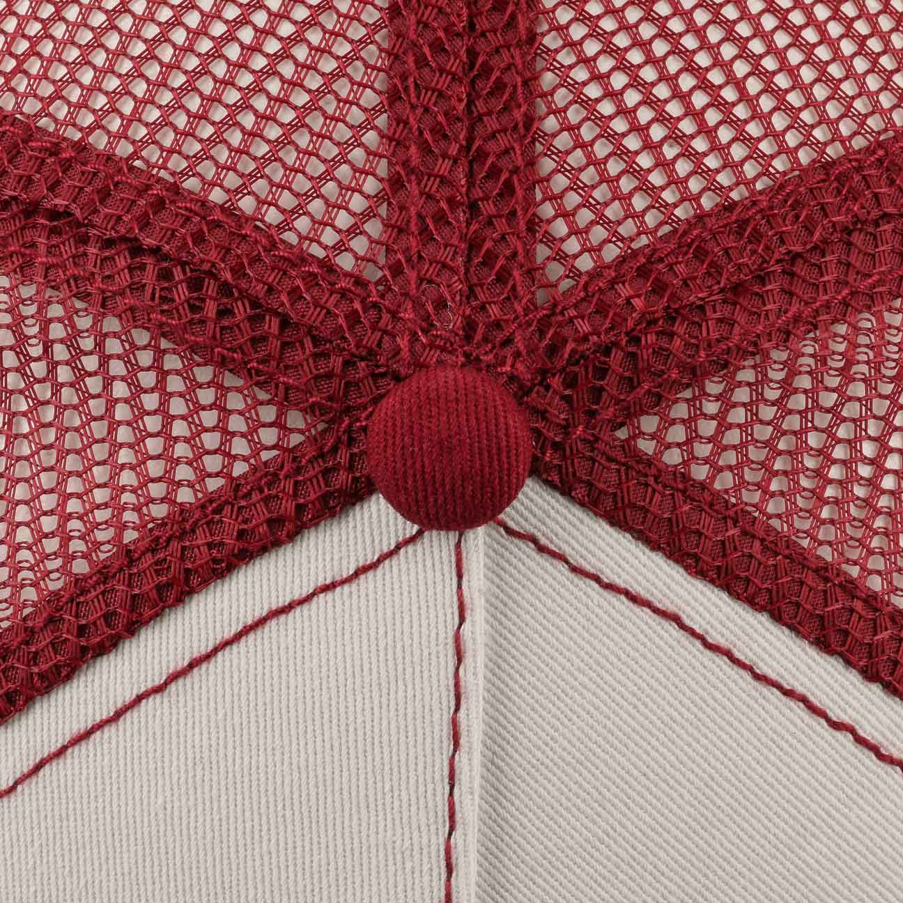 Stetson American Heritage Trucker White/Bordeaux