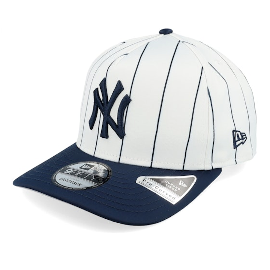 New Era NY New York Yankees 9Fifty A-Frame Satin Pinstripe White