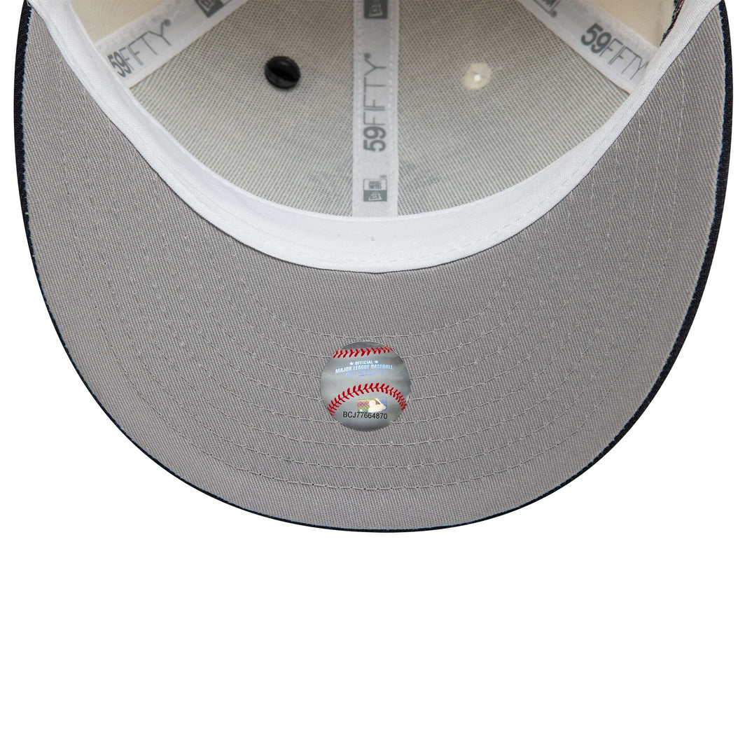 New Era NY New York Yankees Pin White Low Profile 59FIFTY Fitted 7 1/4 (57.7cm)