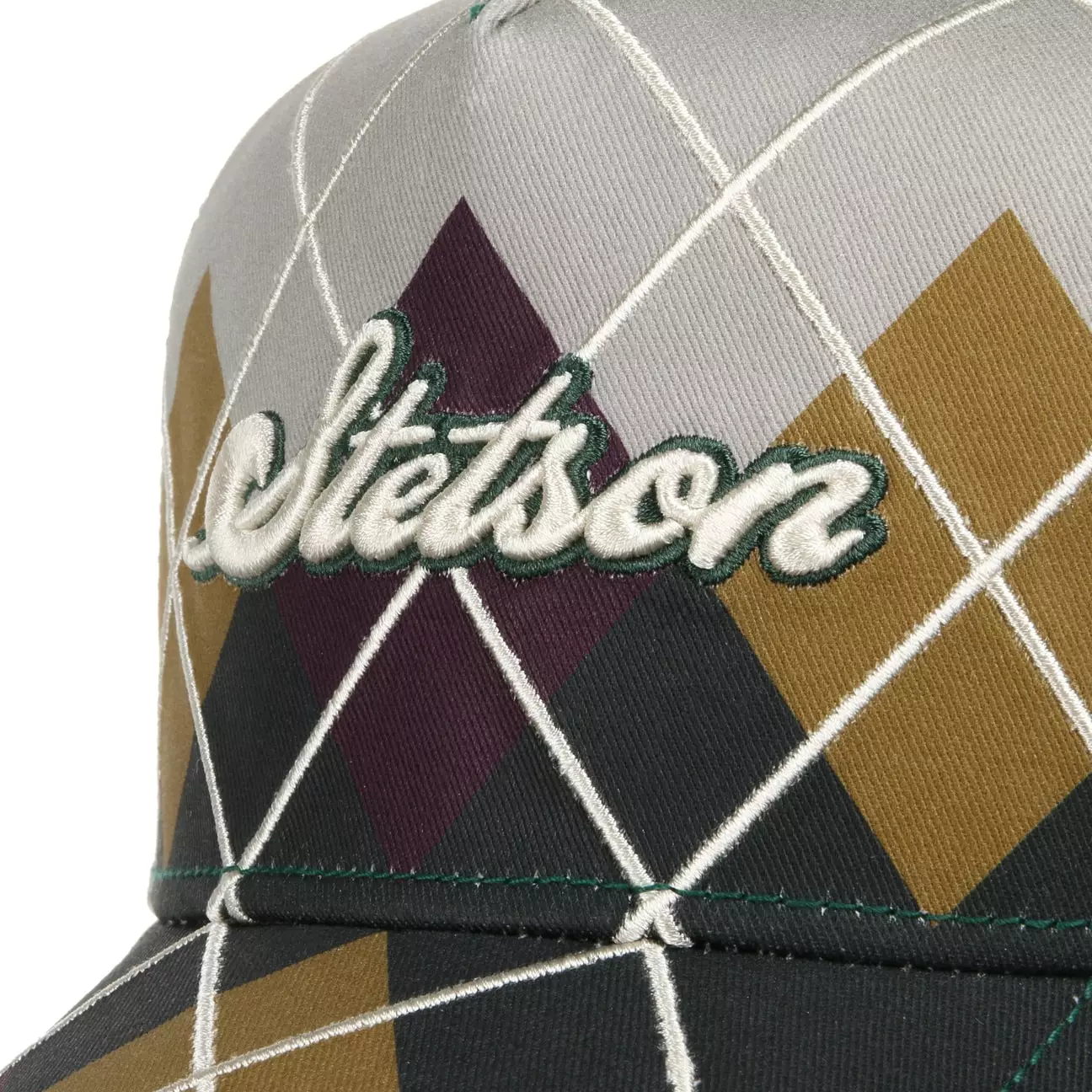 Stetson Argyle Check Trucker Multicolor