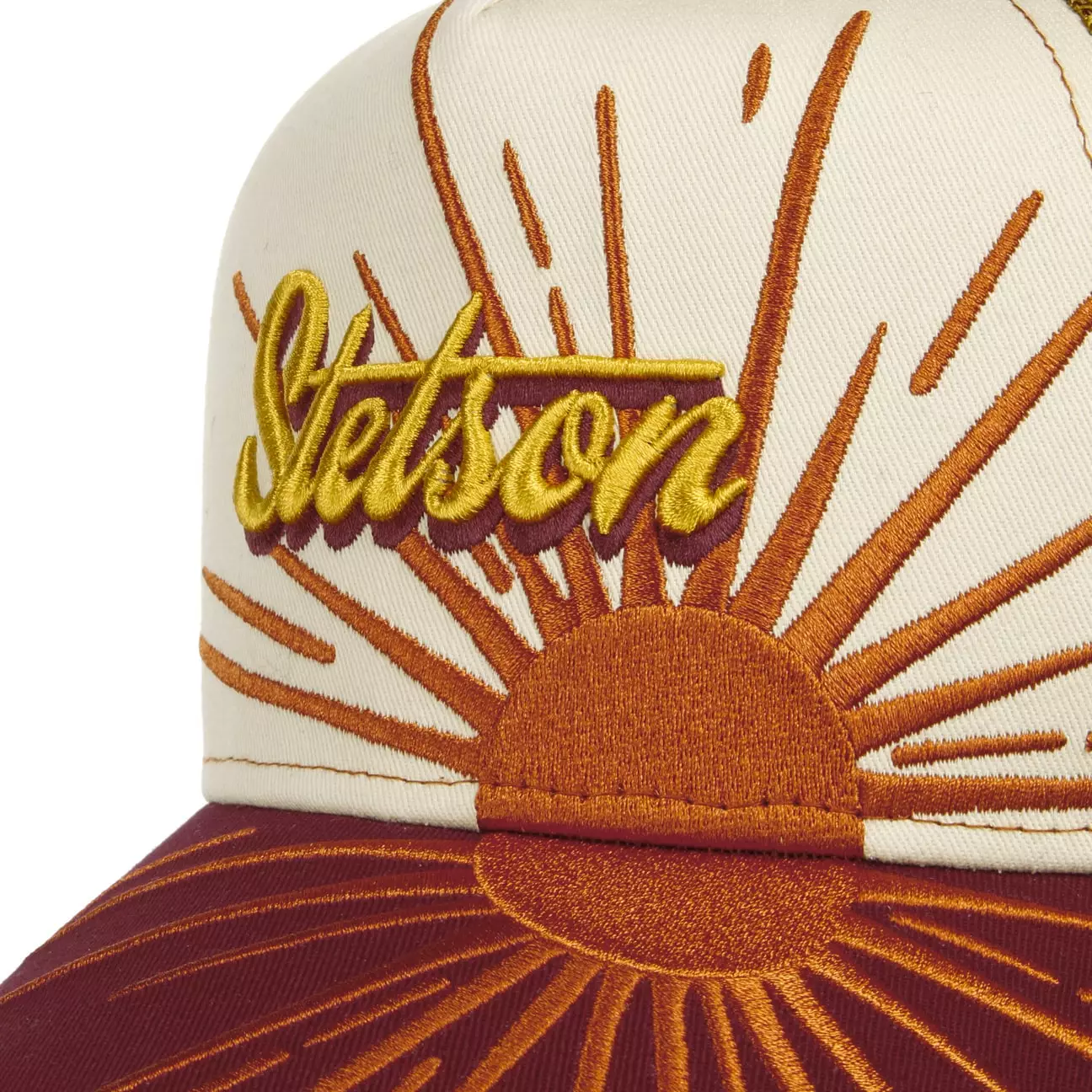 Stetson Rising Sun Trucker Orange Red