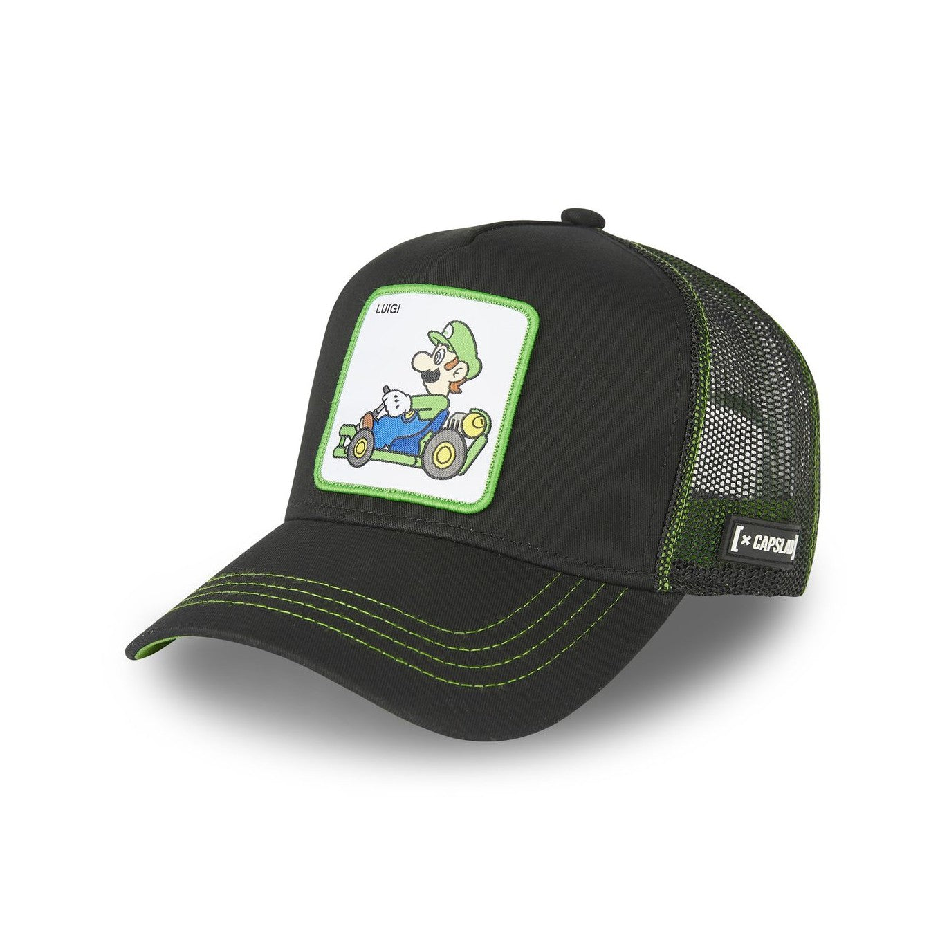 CAPSLAB Mario Kart Luigi Black Green
