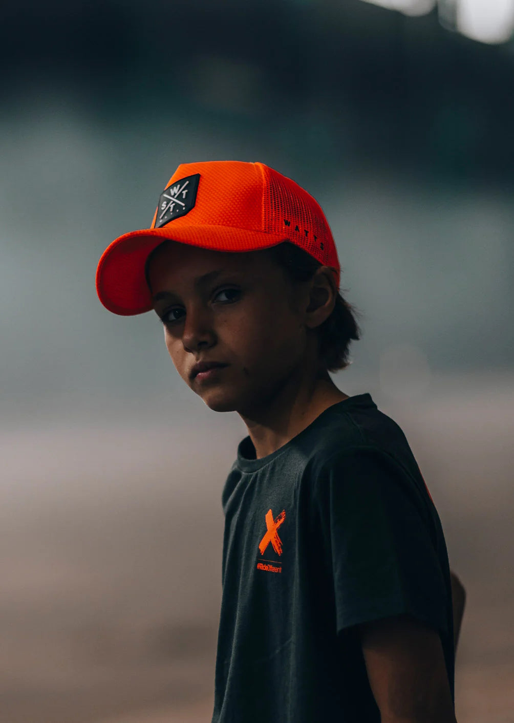 WATTS SEATTLE - JUNIOR CAP - CARBON FLUO ORANGE