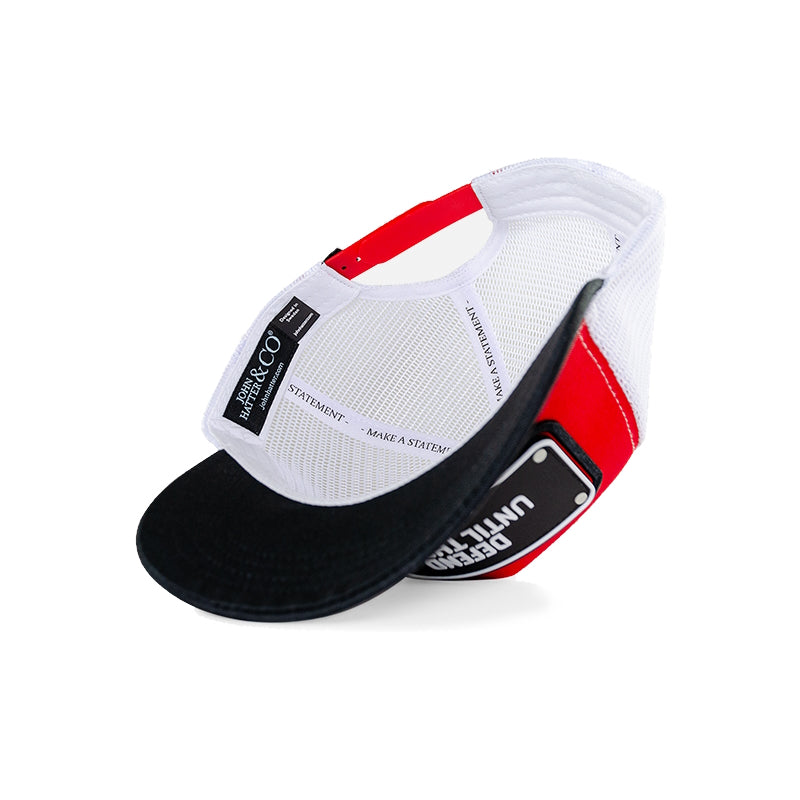 John Hatter & CO - RUBBER - DEFEND UNTIL THE END - RED BLACK WHITE