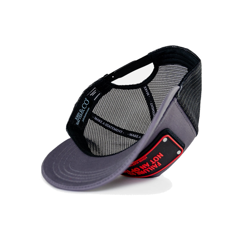 John Hatter & CO - RUBBER - FAILURE IS NOT AN OPTION - GREY BLACK