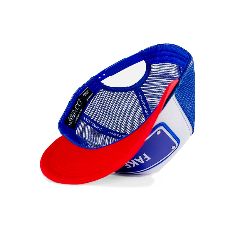 John Hatter & CO - ALUMINUM - FAKE - WHITE RED BLUE