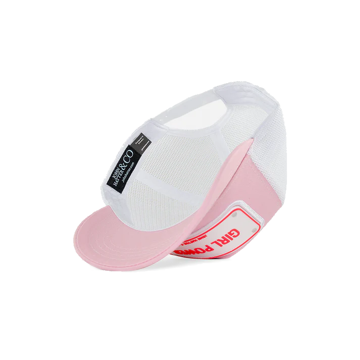 John Hatter & CO - RUBBER - GIRL POWER - PINK WHITE