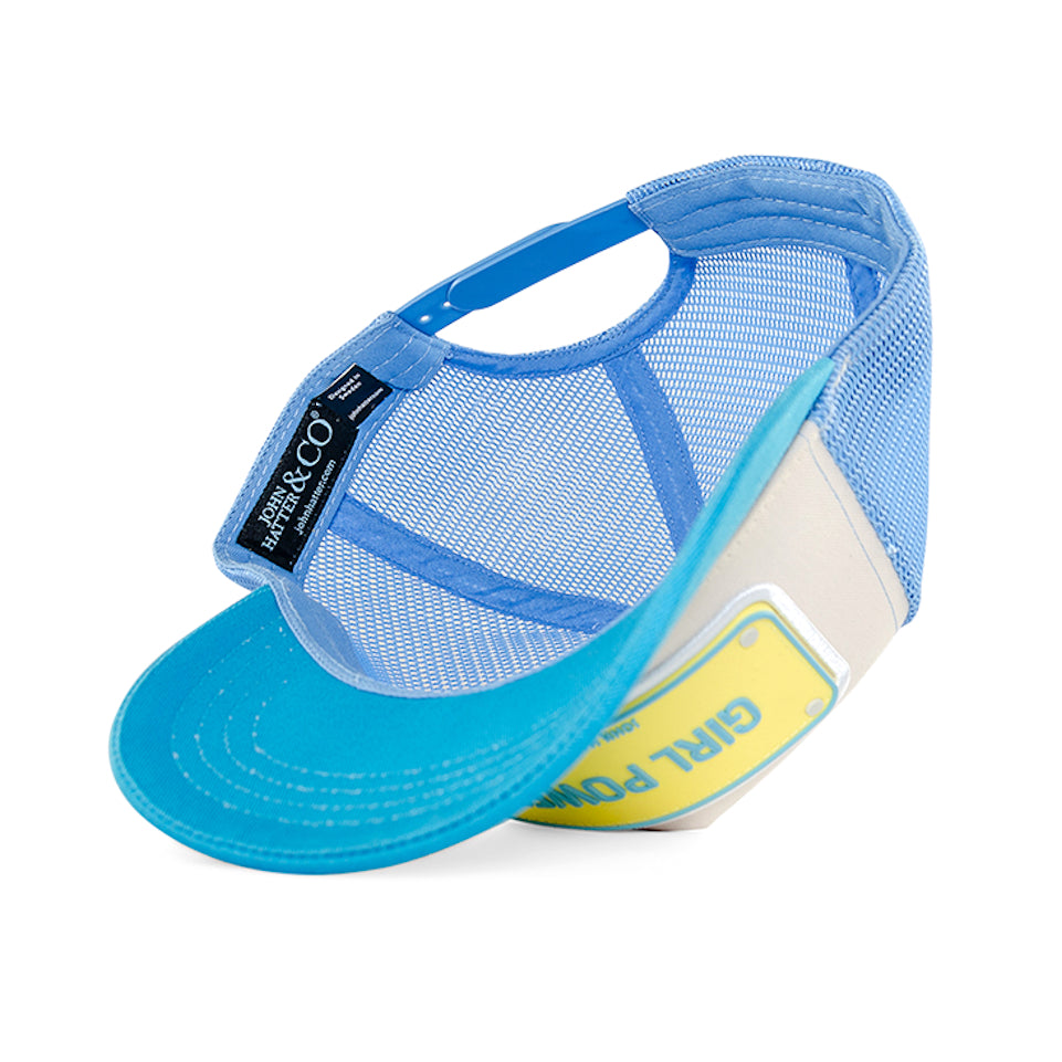 John Hatter & CO - RUBBER - GIRL POWER - WHITE BLUE