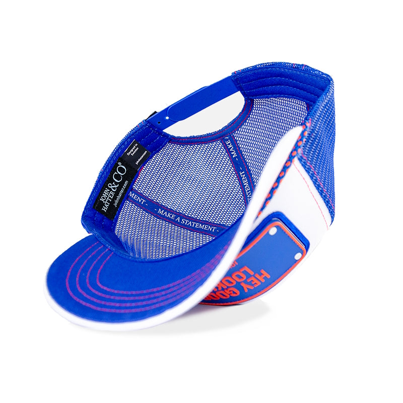 John Hatter & CO - RUBBER - HEY GOOD LOOKIN' - WHITE BLUE