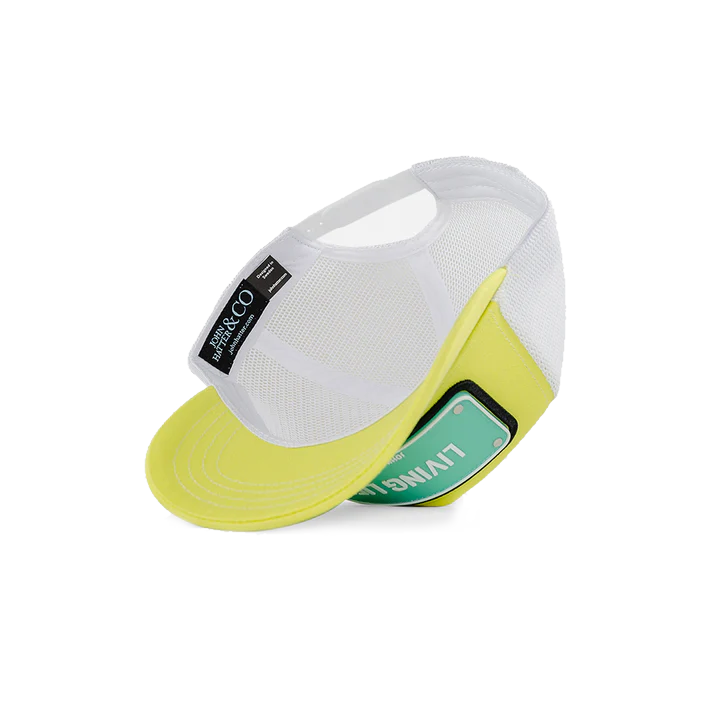 John Hatter & CO - RUBBER - LIVING LIFE - PASTEL YELLOW WHITE