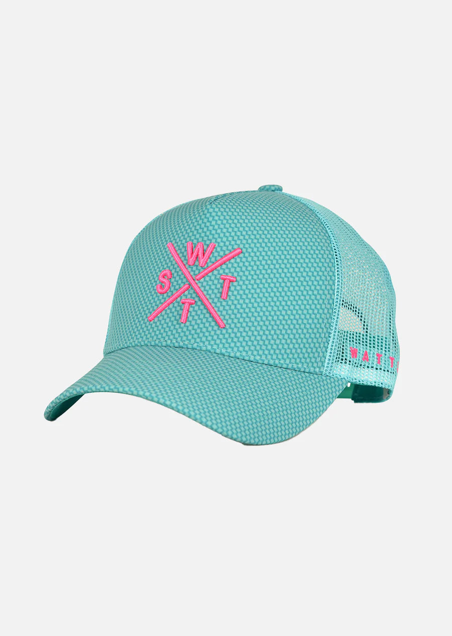 WATTS TRIBE - JUNIOR CAP - CARBON CYAN