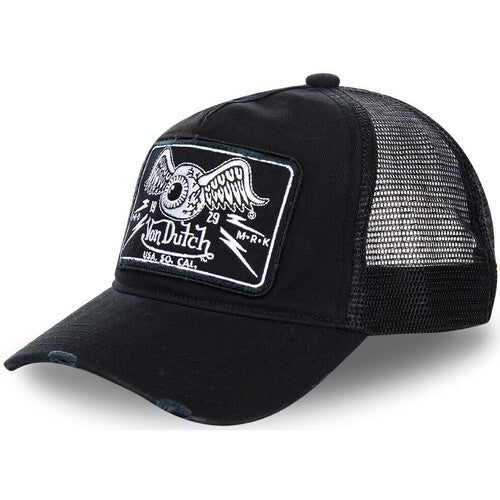 Von Dutch Black Flying Eyeball Trucker