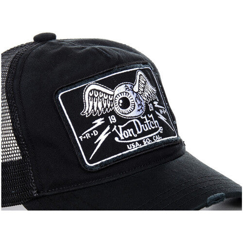 Von Dutch Black Flying Eyeball Trucker