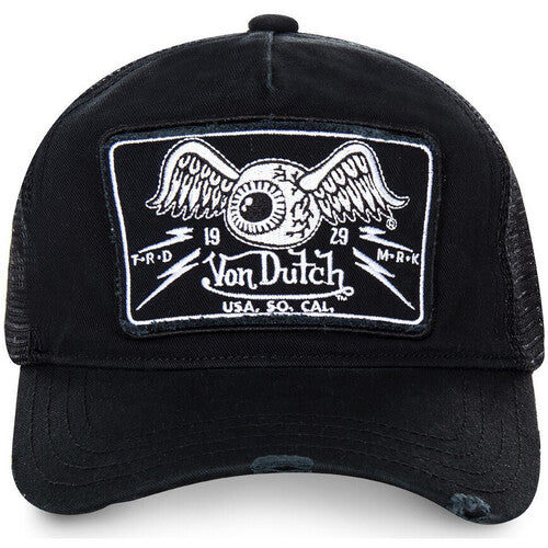 Von Dutch Black Flying Eyeball Trucker