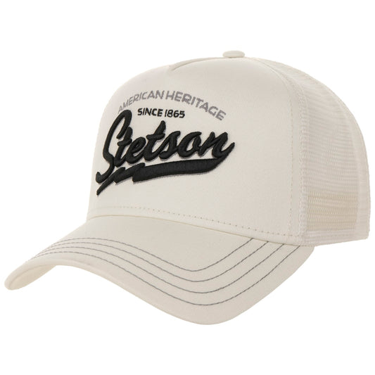 Stetson American Heritage Trucker Off White