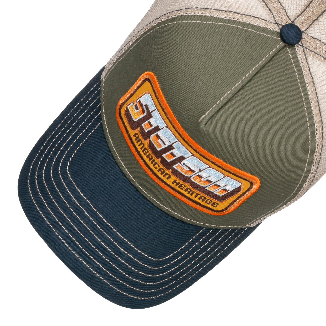 Stetson American Heritage Patch Trucker Olive