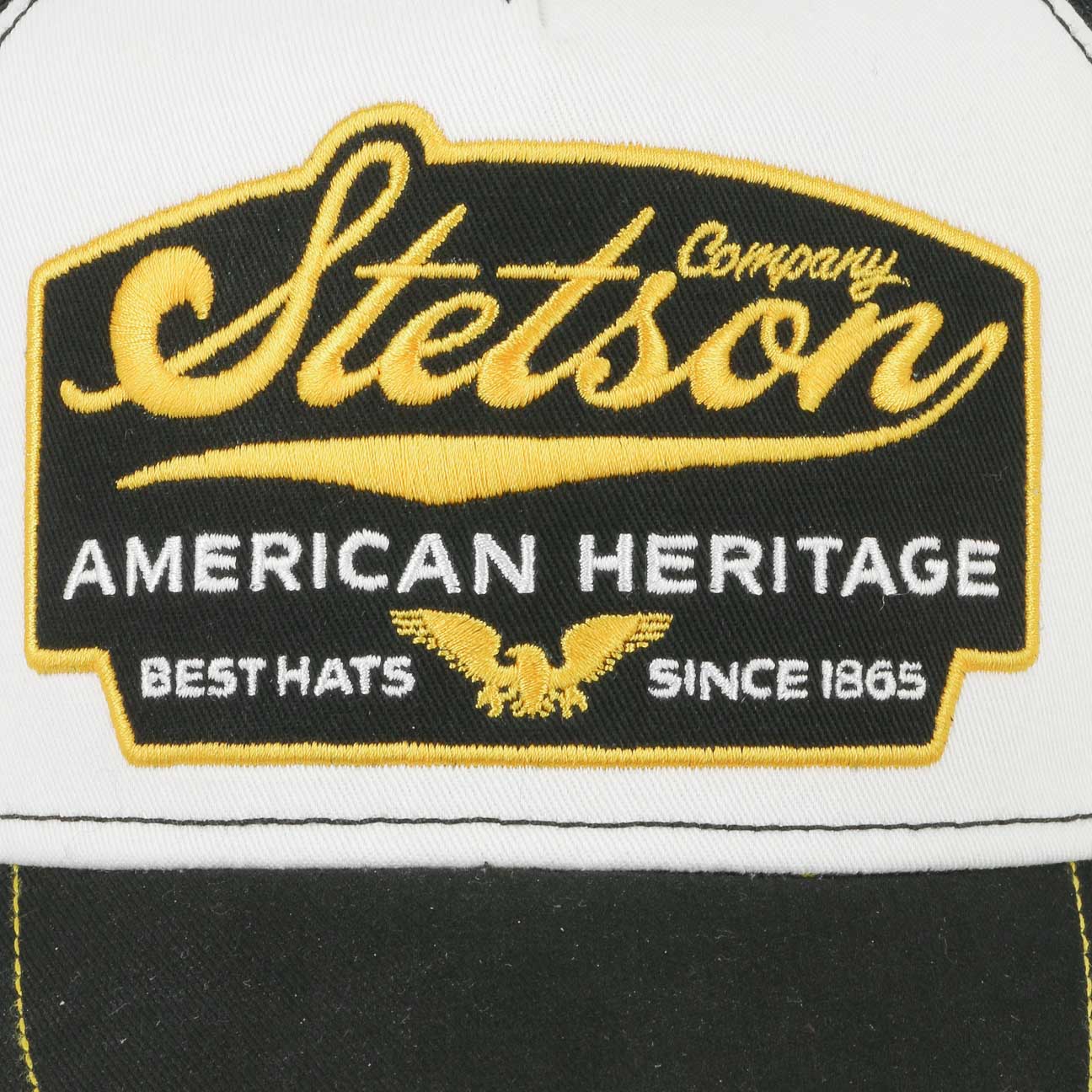 Stetson American Heritage Trucker White/Black