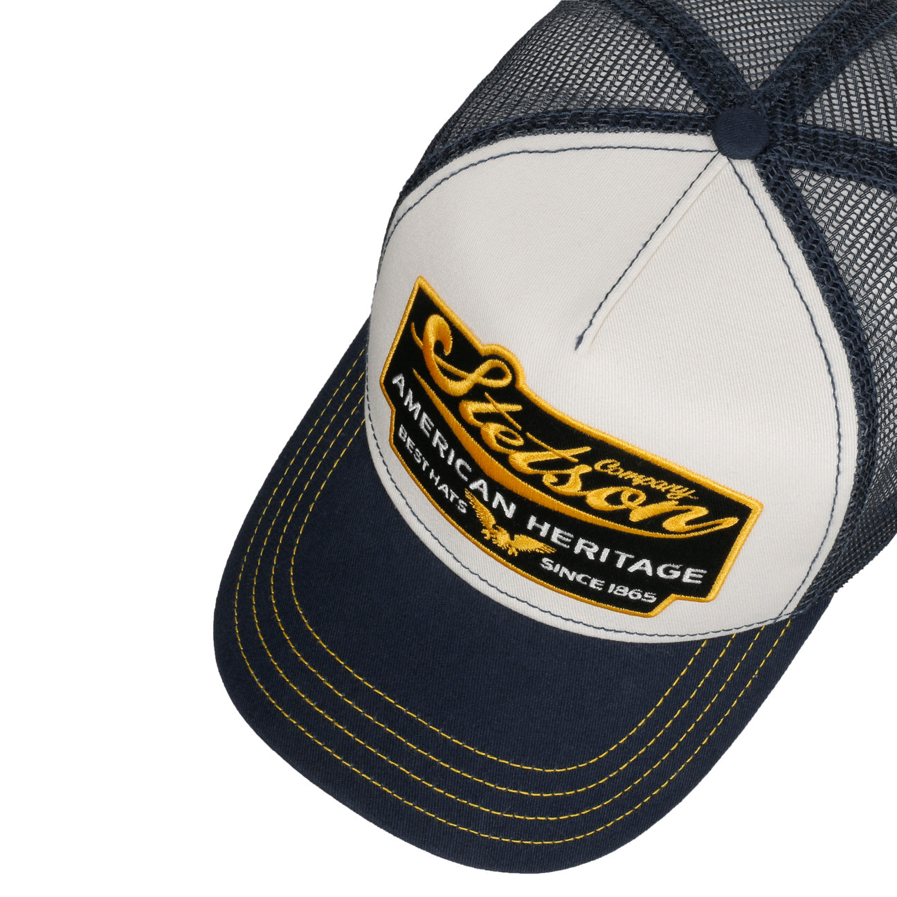 Stetson American Heritage Trucker White/Navy