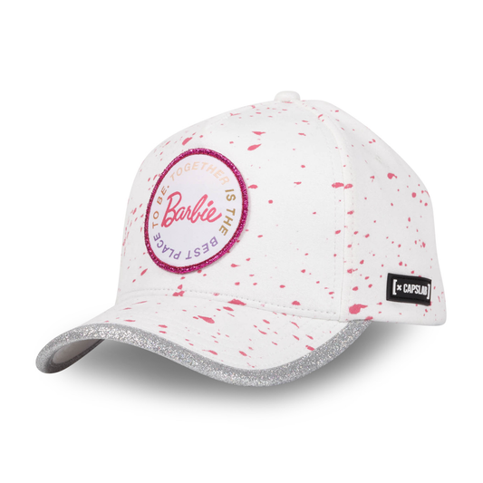 CAPSLAB Barbie Strapback Buckle Baseball White