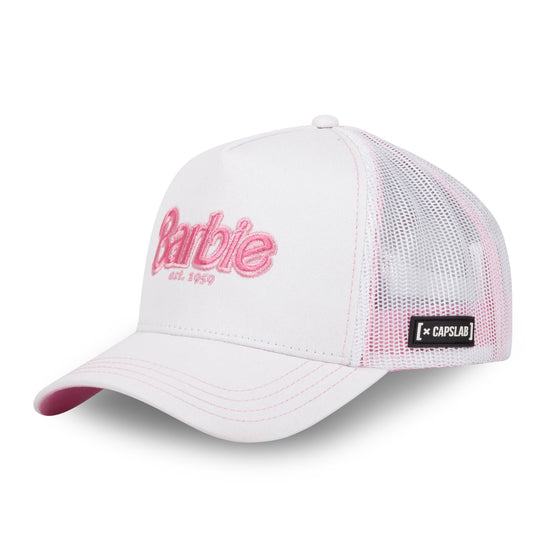 CAPSLAB Barbie Logo Snapback White