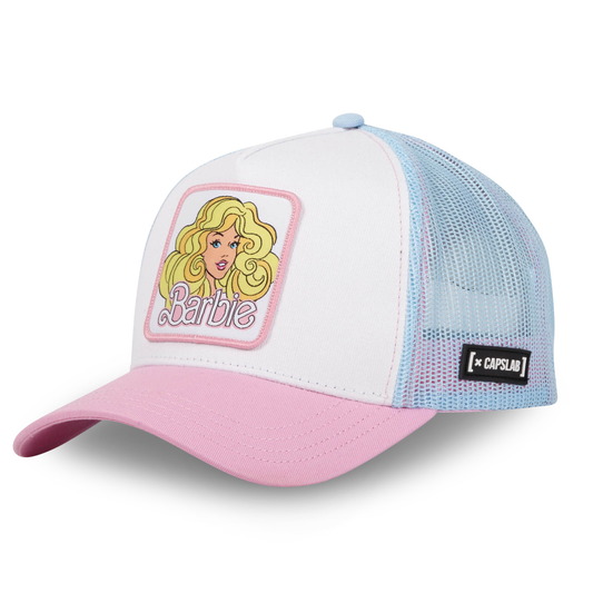 CAPSLAB Barbie Snapback White Blue