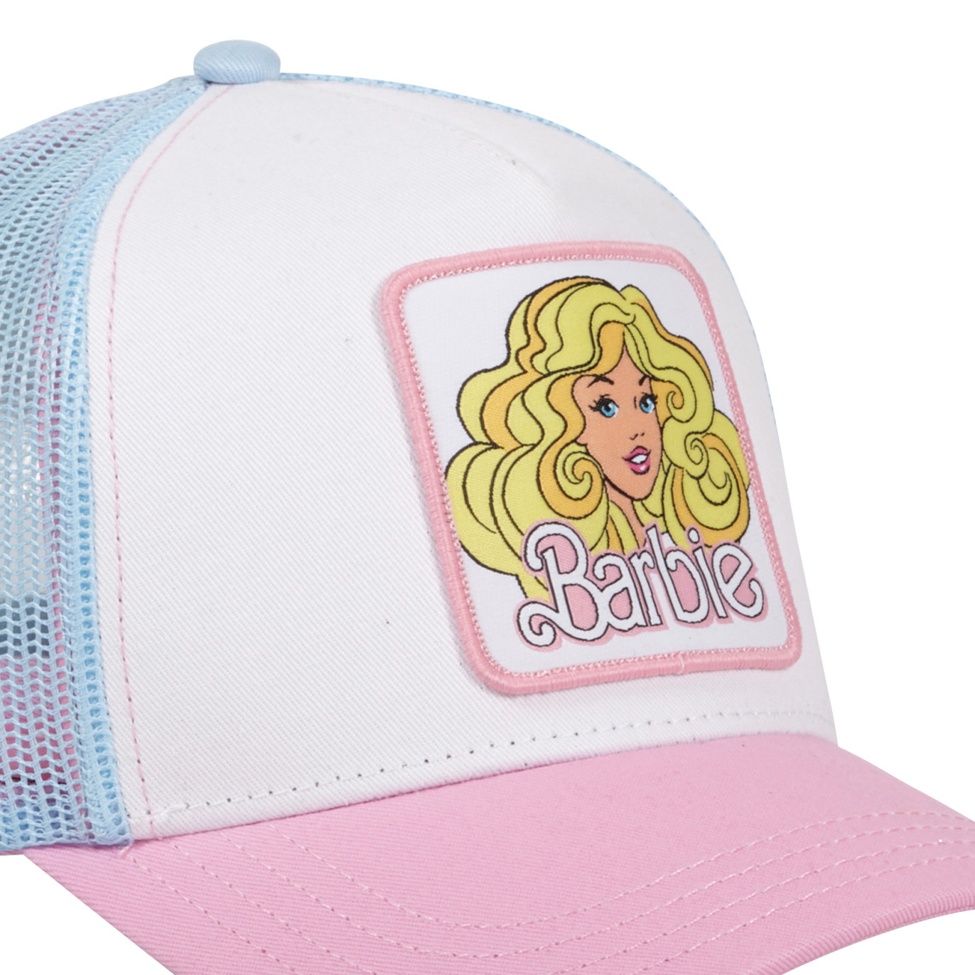 CAPSLAB Barbie Snapback White Blue