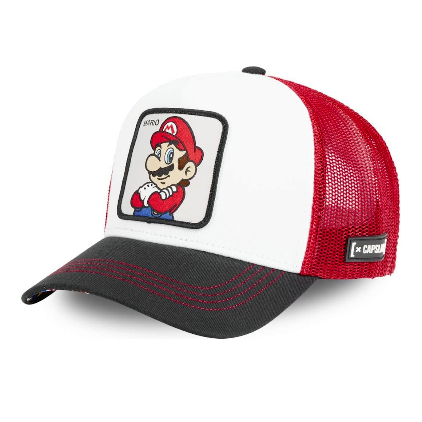 CAPSLAB Super Mario Statement White Red