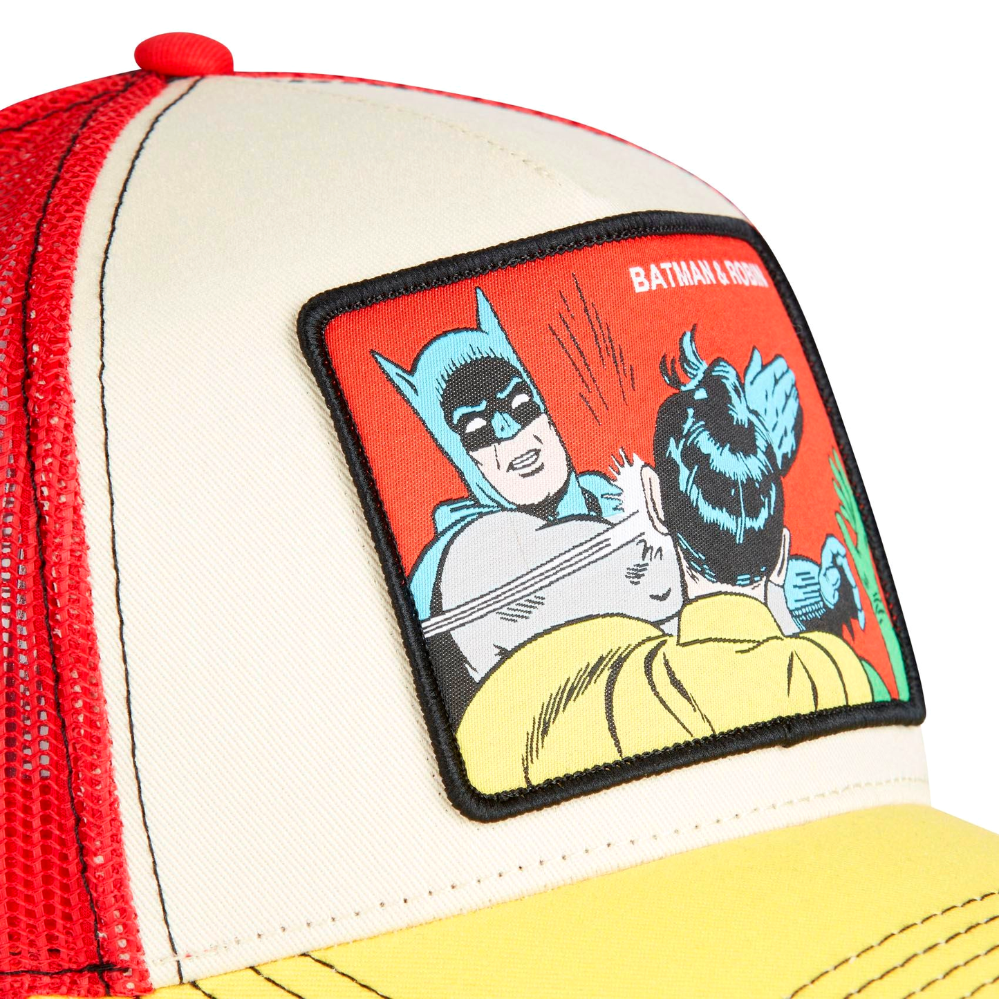 CAPSLAB DC Comics Batman & Robin Slap White Yellow