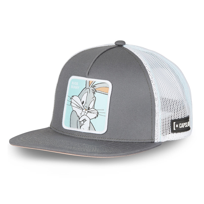 CAPSLAB Looney Tunes Bugs Bunny Thinking Flat Grey White