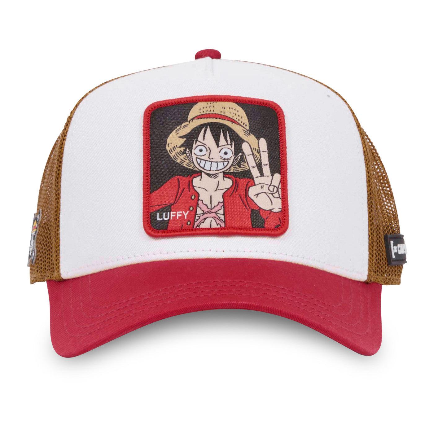 CAPSLAB One Piece Luffy White Red Brown