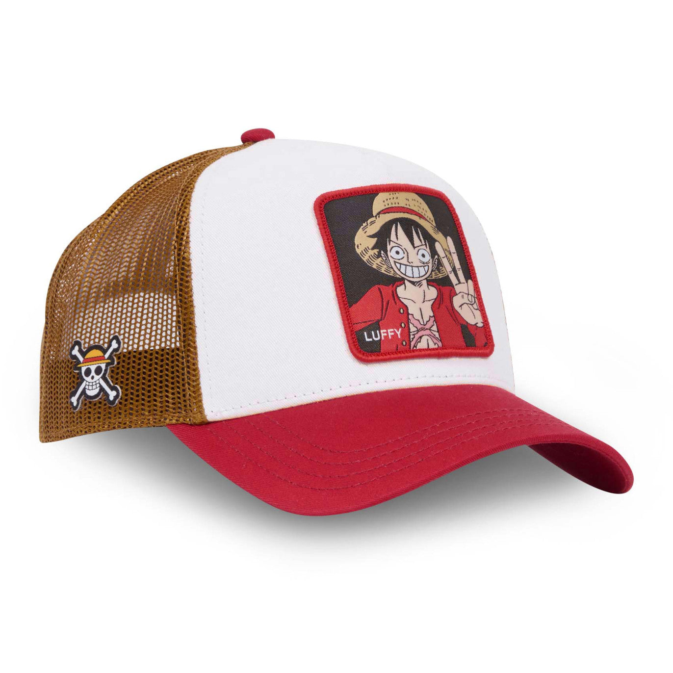 CAPSLAB One Piece Luffy White Red Brown