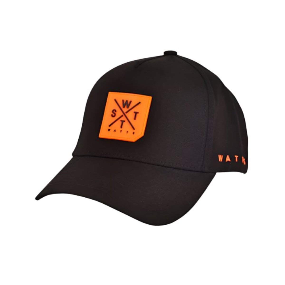 WATTS CISCO CAP - BLACK & FLUO ORANGE