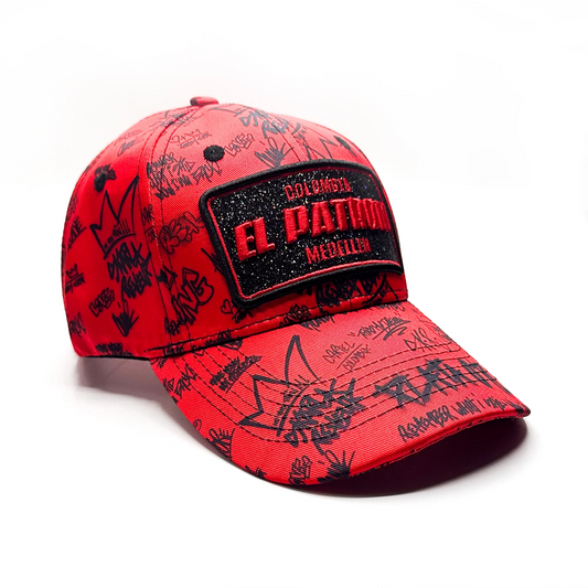 SK.R EL PATRON FULL RED PRINT