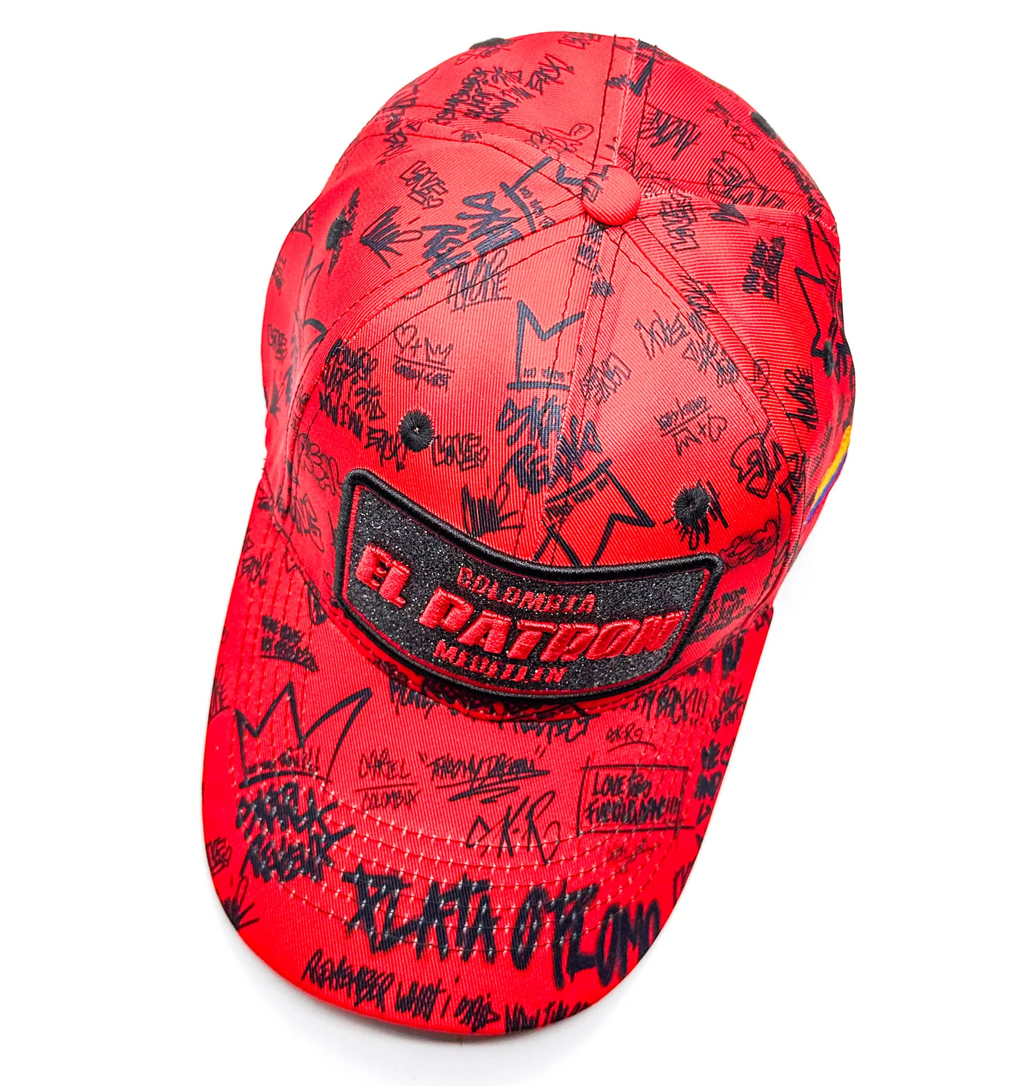 SK.R EL PATRON FULL RED PRINT