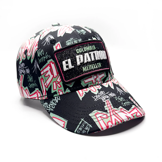 SK.R EL PATRON STAY TRUE BLACK PINKSTACHE