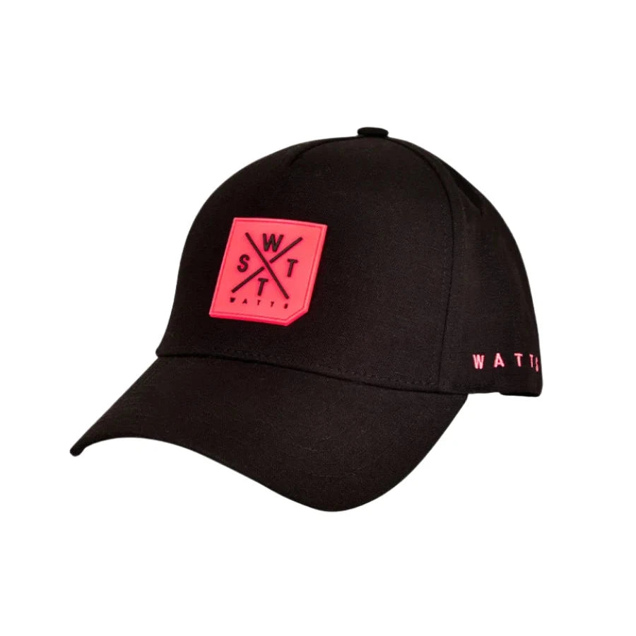 WATTS CISCO CAP - BLACK & FLUO PINK