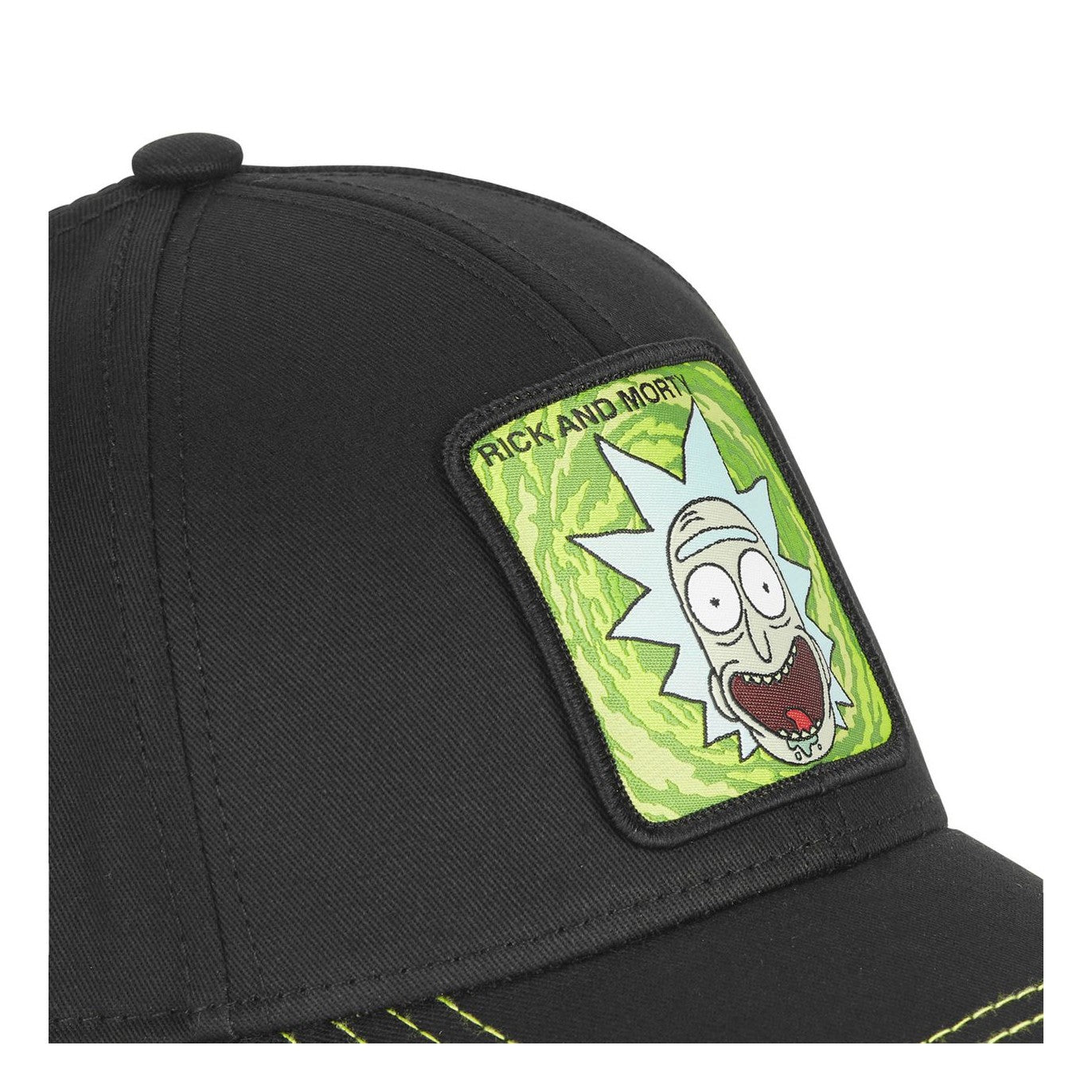 CAPSLAB Rick & Morty Rick Style Baseball Black