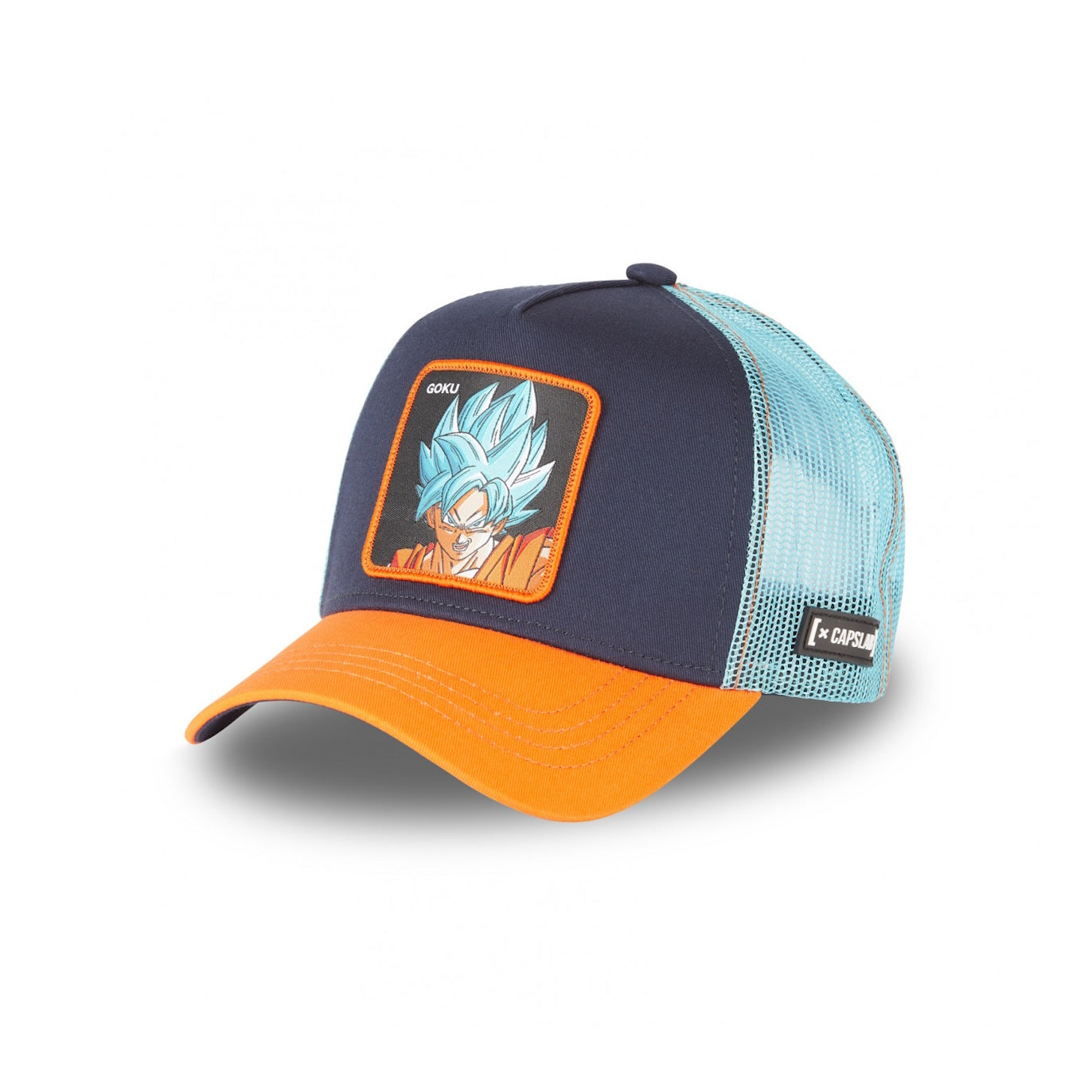 CAPSLAB Dragon Ball Super Goku Snapback Blue