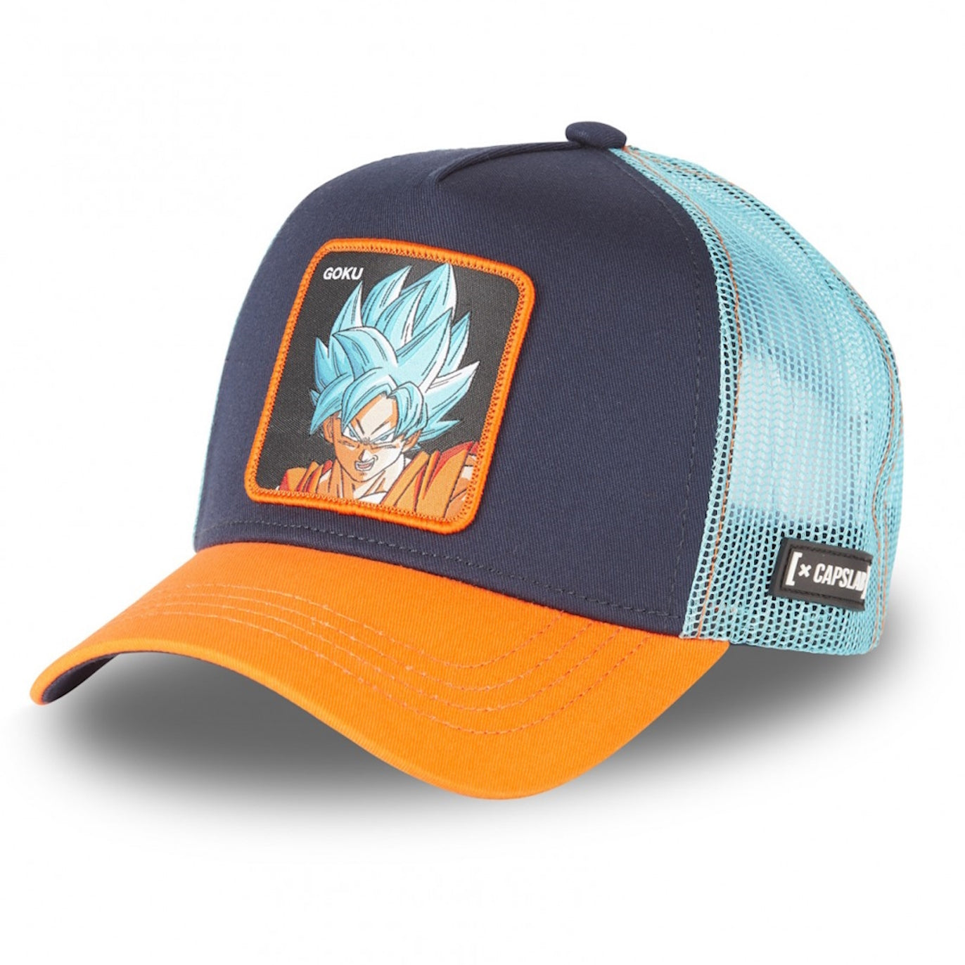 CAPSLAB Dragon Ball Super Goku Snapback Blue