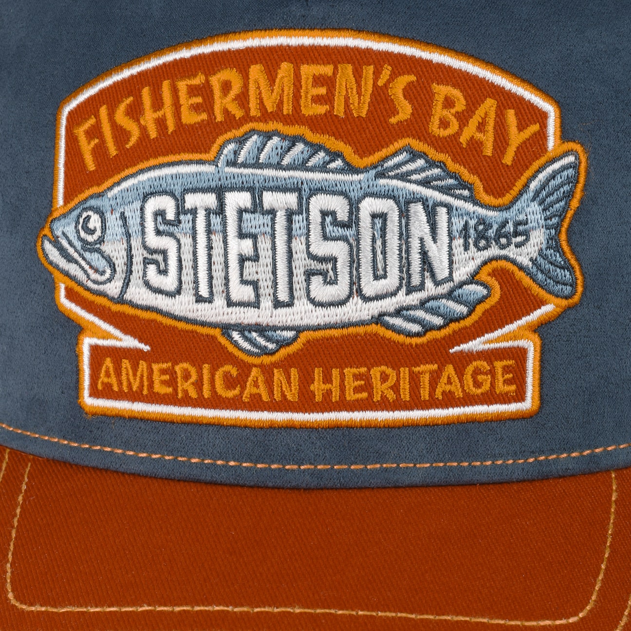 Stetson Fishermen´s Bay Trucker Navy/Orange