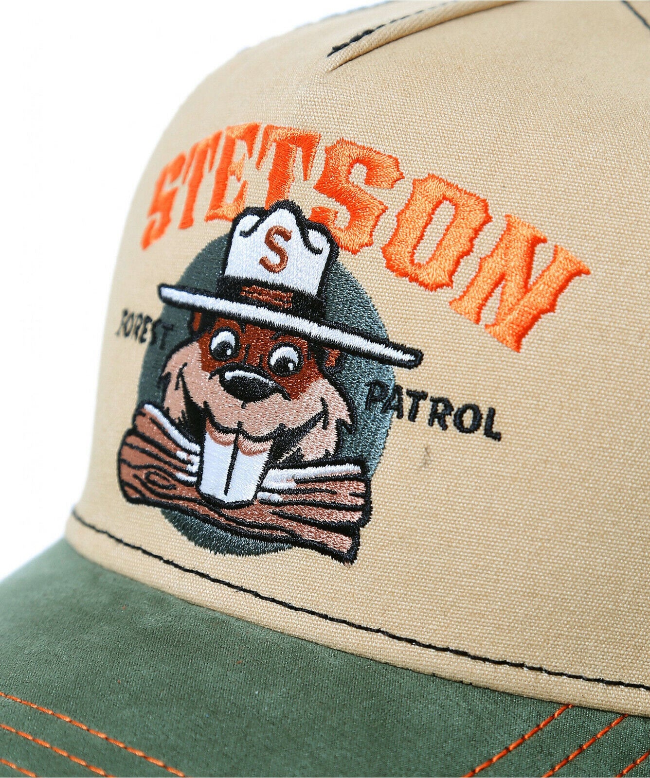 Stetson Forest Patrol Beaver Trucker Kaki/Beige