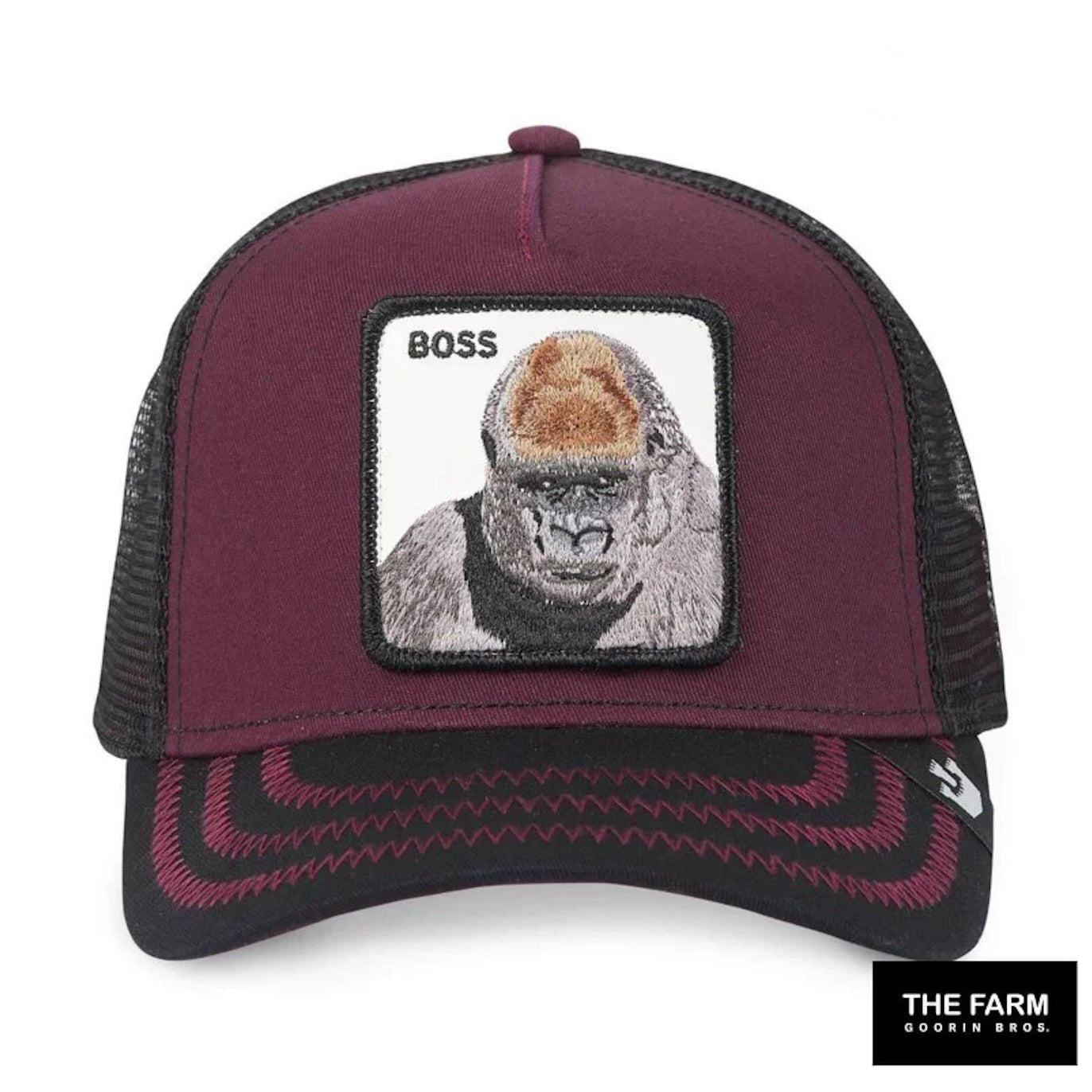 Goorin Bros Boss Gorilla Bordeaux