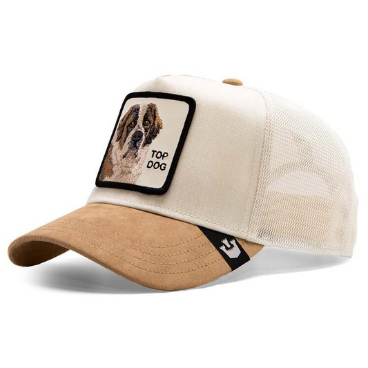 Goorin Bros St. Bernard Top Dog Suede Beige White