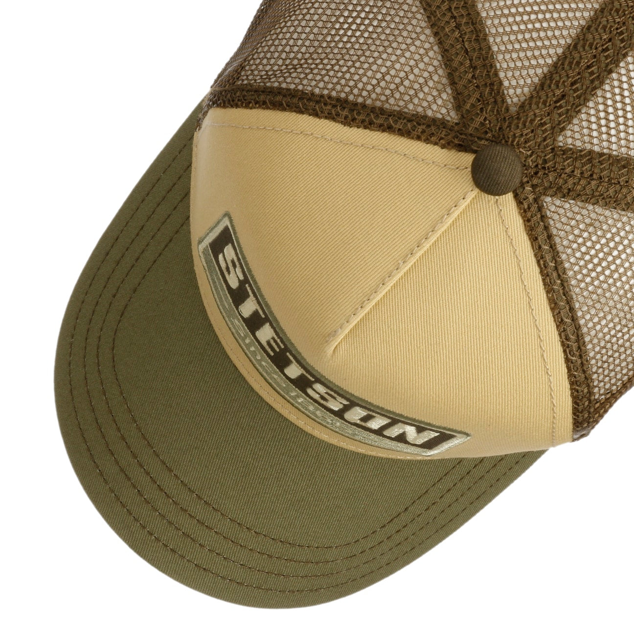 Stetson Highway Trucker Olive/Beige