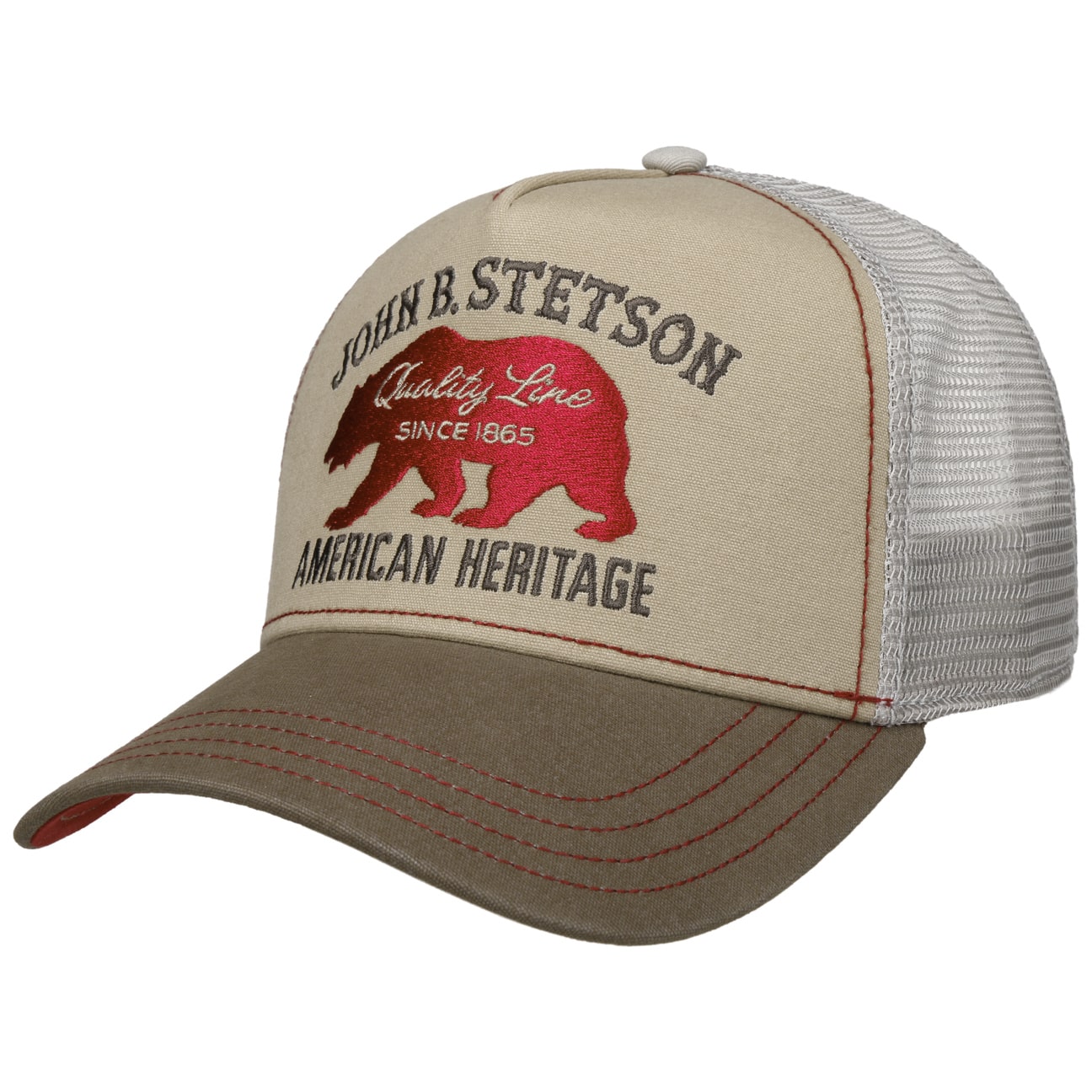 Stetson JBS-Bear Trucker Brown/Beige