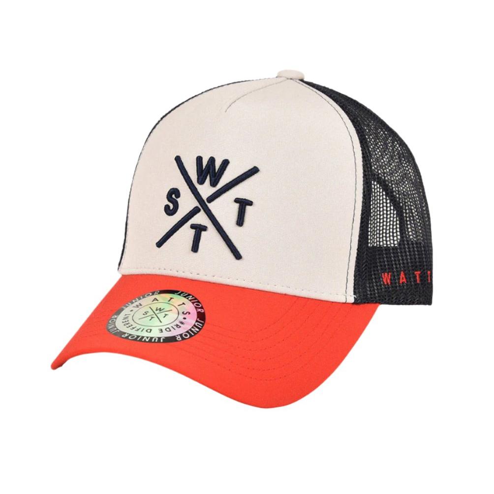 WATTS TRIBE - JUNIOR CAP - NAVY & RED