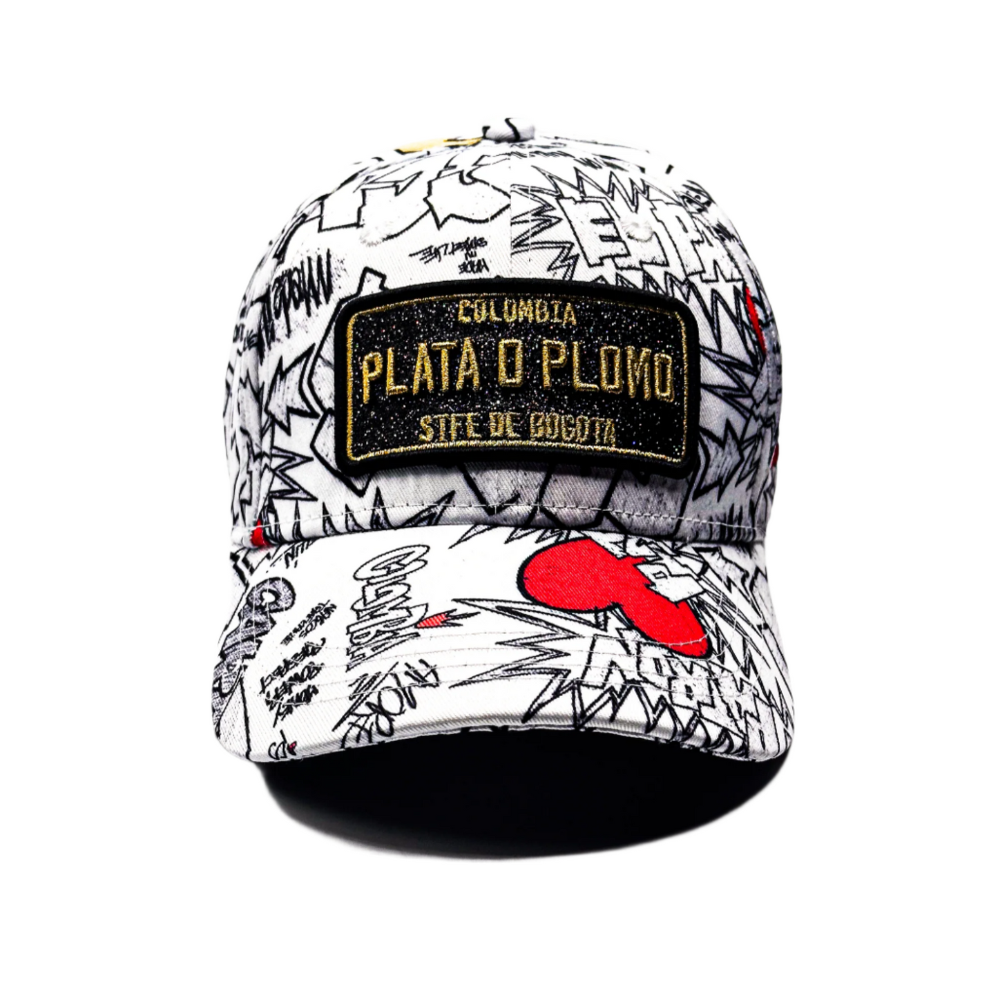 SK.R KIDS PLATA O PLOMO WHITE RED HEART