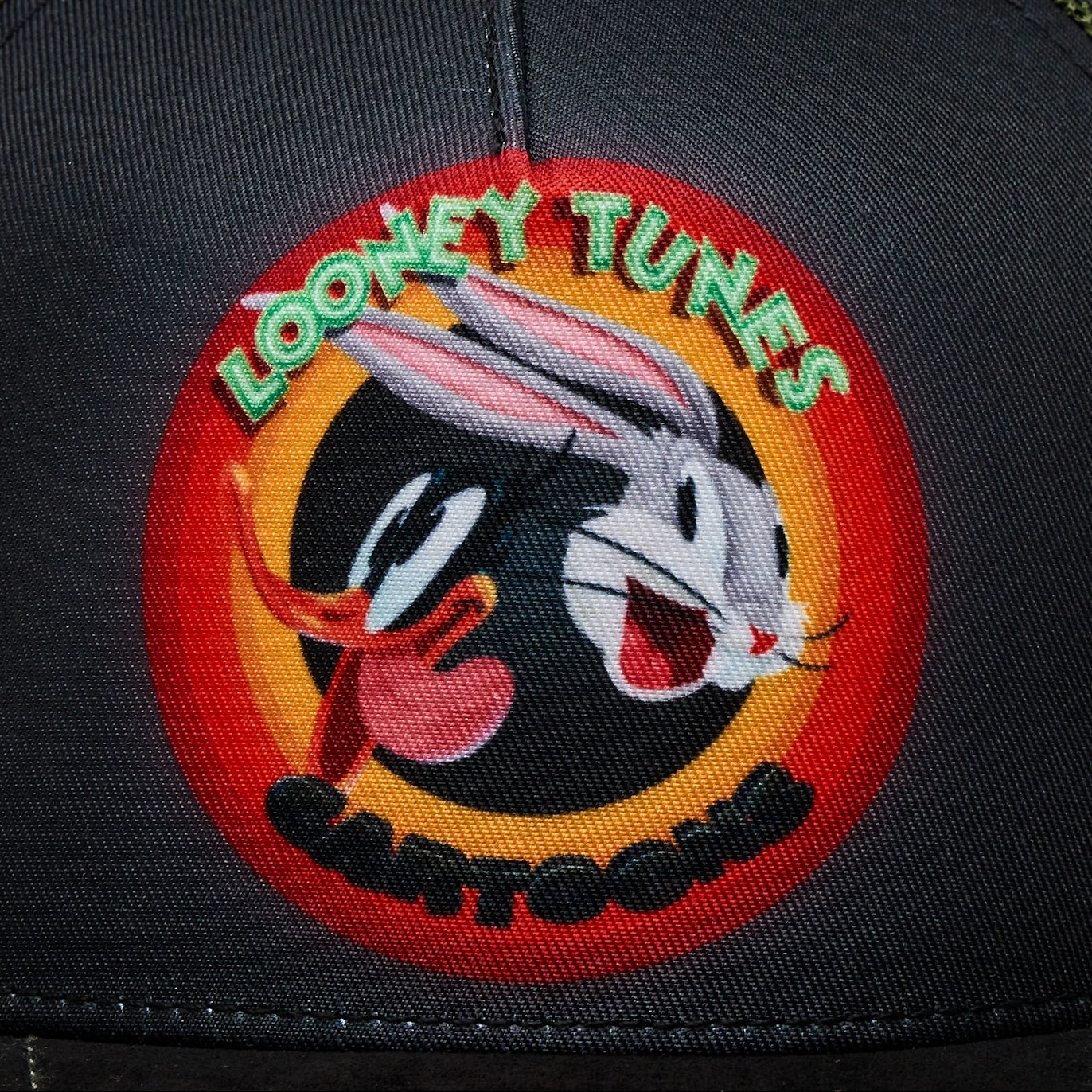 CAPSLAB Looney Tunes Bugs Bunny and Daffy Duck Flat Cap