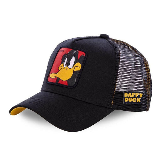 CAPSLAB Looney Tunes Daffy Duck Black & Yellow